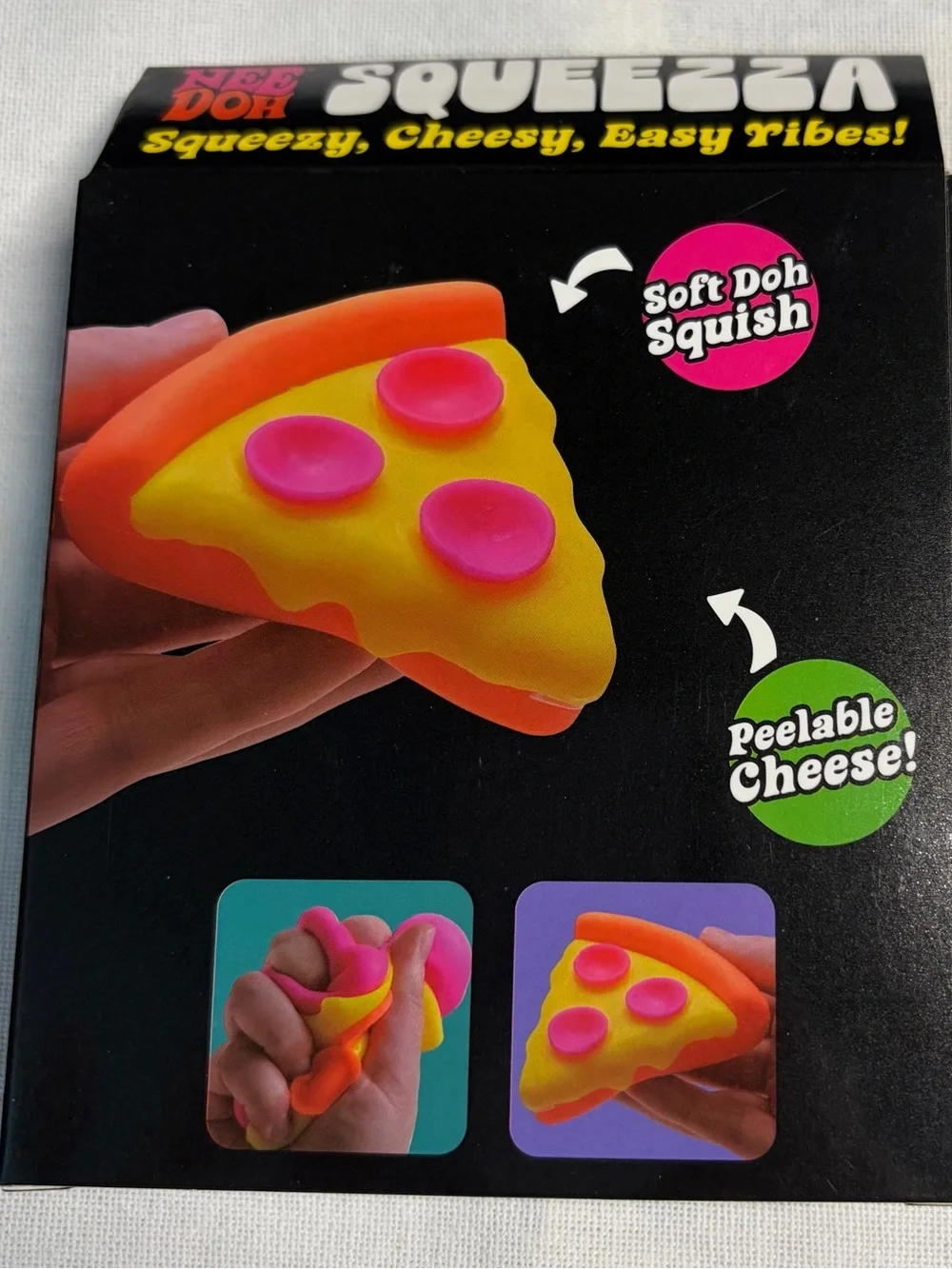 Needoh Pizza Squeezza Fidget Sensory   Toy
